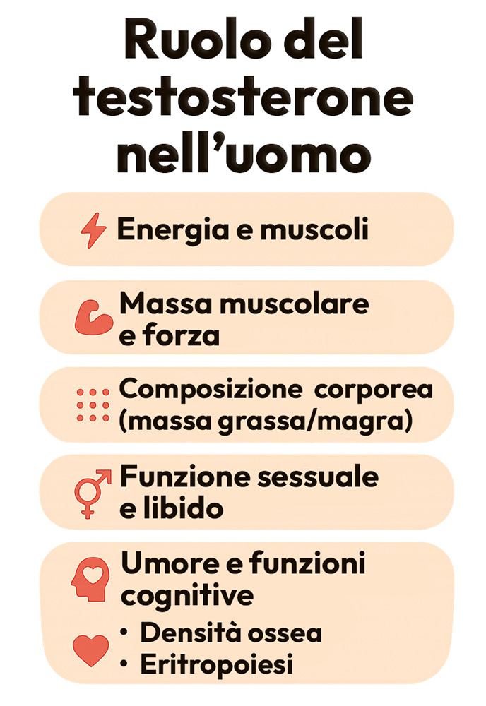 testosterone per uomini